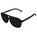 Milan - Deep black | Polarized - Lentes de bambú
